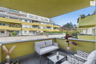 Charmante NEUBAU-WOHNUNG mit großzügiger Terrasse in zentraler Grün-Ruhelage