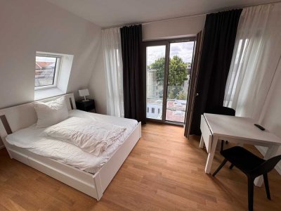 Weißensee: Berliner Allee: ZWEITBEZUG im NEUBAU - VERFÜGBAR AB ENDE SEPT. : 1-Zi-DACHGESCHOSS, 25 m²