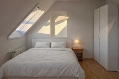 Helle möblierte 2,5-Zimmer Wohnung Köln Sürth Einbauküche