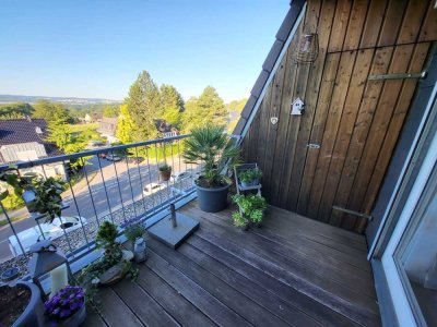 Charmante Dachgeschosswohnung mit herrlichem Blick auf den Lousberg