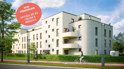 FRANKLIN - urbanes Wohnen in Mainufernähe | 4-Zimmer-Penthousewohnung mit großzügiger Dachterrasse