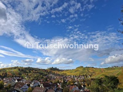 Tauschwohnung: 3,5-Zimmer in Stuttgart Uhlbach mit Blick über die Weinberge