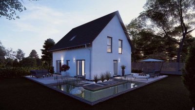 Große Familie oder gute Freunde. Bauen Sie zusammen und teilen sich die Kosten! Doppelhaushälften be