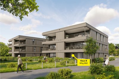 3-Zimmerwohnung mit Garten | B02
