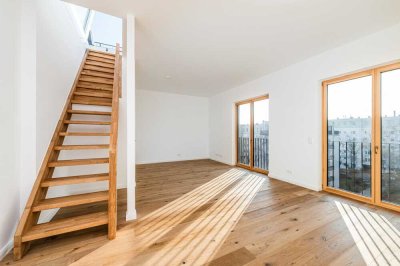 City Living Deluxe: Penthouse mit Dachterrasse - Neubau, bezugsfertig und provisionsfrei!
