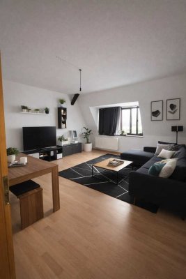 Helle 2-Zimmer Dachgeschosswohnung mit Balkon in Dessau-Nord