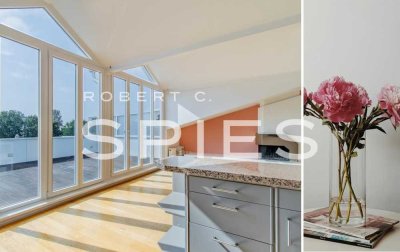 Maisonette-Wohnung mit 3 bis 4 Zimmern im Wachmannstraßen-Quartier mit herrlicher Dachterrasse