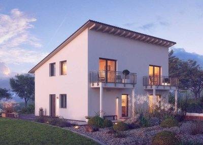 Zeichnet sich besonders durch moderne Architektur und hohe Individualität aus. Inkl. Baugrundstück