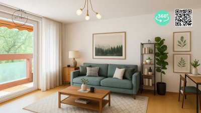 Renditestark - Zentral - Wertstabil: 2,5 ETW in der Karlsruher Innenstadt mit Balkon und Garage