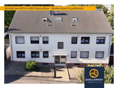 Attraktives MFH in BM-Oberaußem! Modernisiert & gedämmt: Heizung (2021), Fassade, Dach (2010)