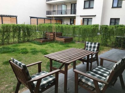 Neuwertige 3-Zimmer-Wohnung mit Balkon und Einbauküche in Bonn voll Möbliert.