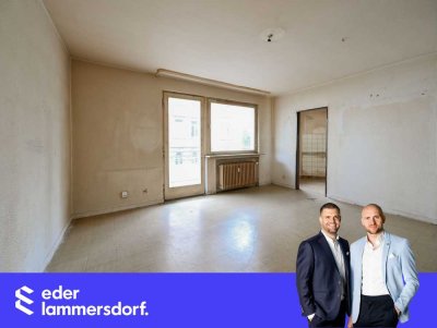 Leerstehende Wohnung mit Gestaltungsspielraum für Eigennutzer oder Investoren