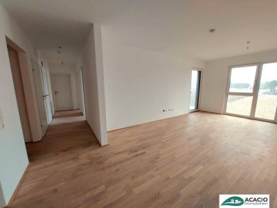 provisionsfrei - charmante und sonnige 3-Zimmer-Wohnung mit Loggia und wunderschönem Freiblick -inkl. PKW-Stellplatz – Neubau! Erstbezug! - Nähe St. Pölten