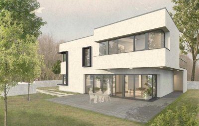 Frei geplante Bauhaus Villa in Holzhausen