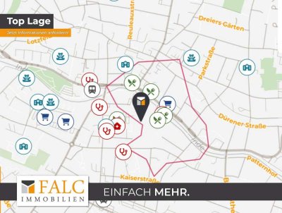 Großräumig leben, direkt in der City