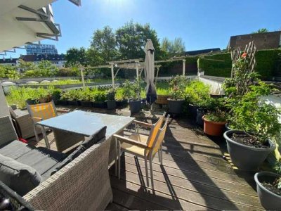 Düsseldorf- Pempelfort: Gut vermietete Eigentumswohnung mit großer Terrasse in Top-Lage