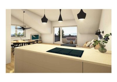 helle und großzügige 3-Zimmer-Dachgeschosswohnung