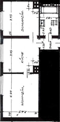 schöne renovierte 2-Zimmer-Wohnung