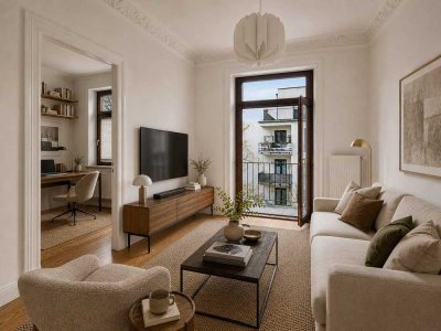 Bezugsfreie Altbauwohnung in Eimsbüttel – Balkon, Aufzug & modernisierte Gebäudetechnik