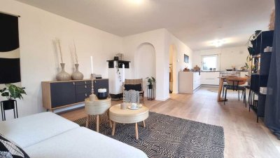 **Einziehen und wohlfühlen - sanierte 3-Zi. Whg. mit Garten, 2 Balkonen und Hobbyraum**