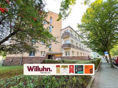 3-Raum-Wohnung mit 2 Balkonen, Wohnküche, Stellplatz