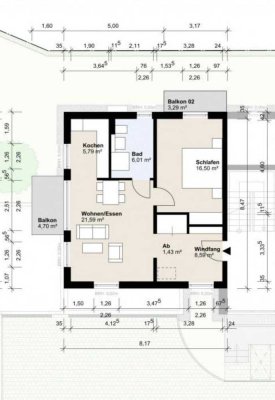 Wunderschöne Aasee Wohnung 2-Zimmer