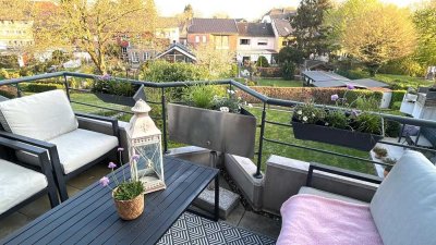 Freundliche und gepflegte 3-Zimmer-Maisonette-Wohnung mit Balkon in Würselen