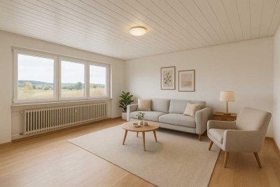 Großzügige Familienwohnung mit viel Platz, großem Balkon und herrlicher Aussicht