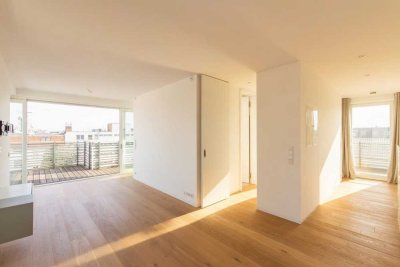Exklusives Neubau-Penthouse mit Rundum-Dachterrasse & direktem Aufzugzugang in Bestlage Wilmersdorf