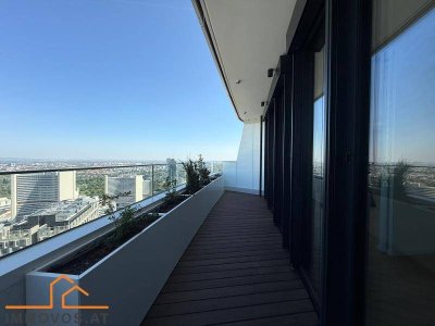 +++ HOCHWERTIGER NEUBAU IN UNO-CITY-NÄHE - EINZIGARTIGER AUSBLICK AUS DER VOGELPERSPEKTIVE +++