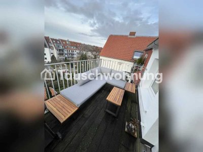 Tauschwohnung: 3 Zimmer Dachgeschoss in Mauritz mit Balkon