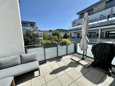 Moderne, helle 3-ZKB-Wohnung mit Einbauküche, Balkon, Garage in zentraler Lage in Weinheim