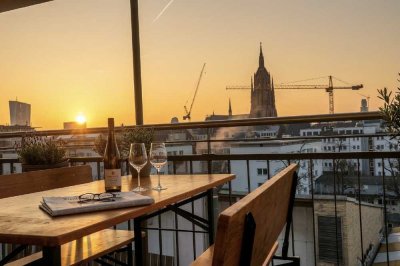 Offen gestaltetes Unikat-Penthouse. Mit Domblick und Kamin. Provisionsfrei!