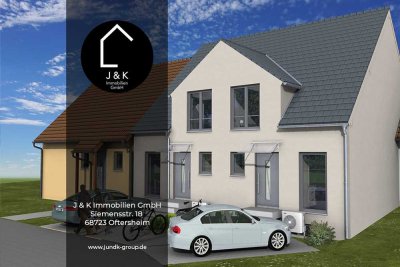 Reihenendhaus-Neubau in Toplage von Hockenheim – moderner Wohnkomfort mit Stil