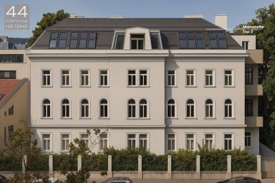 Forty-Four Hietzing: Exklusive Dachgeschoss-Maisonette mit großzügigen Terrassen in historischer Villa