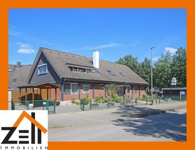 * Wohn - u. Geschäftshaus * 2 Wohnungen u. Restaurant * 11 Stellplätze * Terrassen * u.v.m.