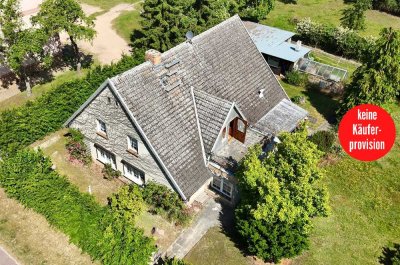 HORN IMMOBILIEN ++ großzügiges Einfamilienhaus mit vielen Extras in Kotelow bei Friedland