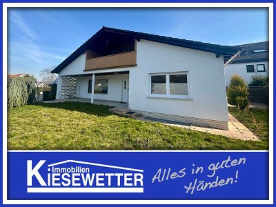 Nierstein: Unterkellerter Bungalow mit Garten und Garage in ruhiger Anliegerstrasse (360° Rundgang)