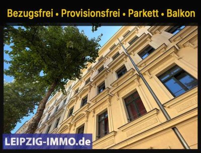 Seltene Gelegenheit ** bezugsfreie und provisionsfreie, hochwertige 3-Raumwohnung ** Parkett ** Balk