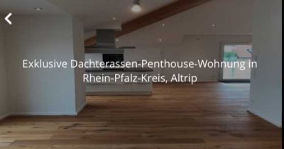 Exklusive Dachterassen-Penthouse-Wohnung in Rhein-Pfalz-Kreis, Altrip