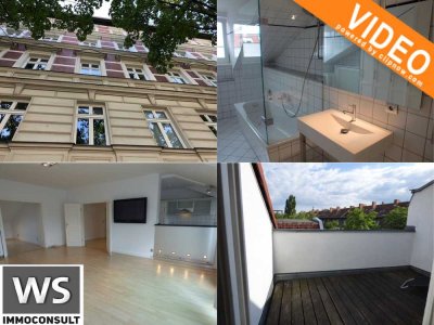 Prov-Frei: DG Kollwitzkiez, 3 Zimmer, ca. 96 m², Küche, Süd-Terrasse, Wannenbad, Maßmöbel