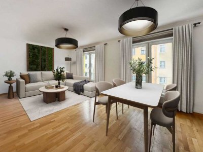 Attraktive City-Wohnung mit Balkon & Potenzial auf 3 Zimmer in bester Lage