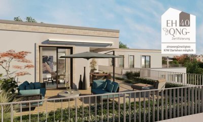 Penthouse in Stuttgart-West: Wohnglück mit 4 Zimmern, 2 Bädern und großer Dachterrasse - EH 40 + QNG