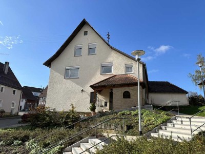 EINFAMILIENWOHNHAUS IN GAILDORF-OTTENDORF.
IM ERDGESCHOSS IDEAL GEEIGNET FÜR 24H SHOP!