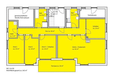 Stilvolle 5-Zimmer-Erdgeschosswohnung mit gehobener Innenausstattung mit Einbauküche in Wismar