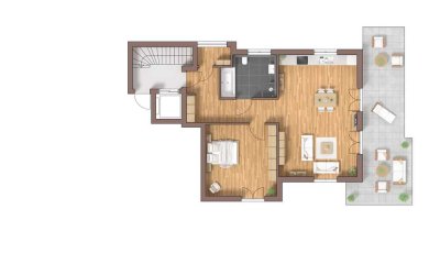 Penthouse-Wohnung (B7)