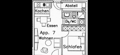 Schöne und moderne 2-Zi Wohnung in Berkheim mit TG-Stellplatz