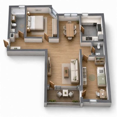 3-Zimmerwohnung mit Loggia in gefragter Westlage
