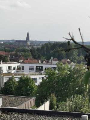 Bungalow mit ELW und atemberaubender  Sicht auf Regensburg und den Dom - Erfüllung Ihres Traumes!