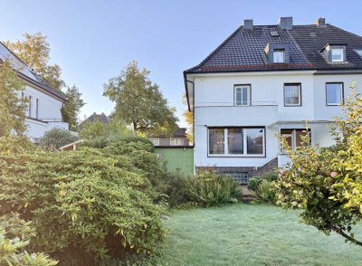 Top Lage, schöne Doppelhaushälfte mit großem Garten und Garage in Hamm Mitte